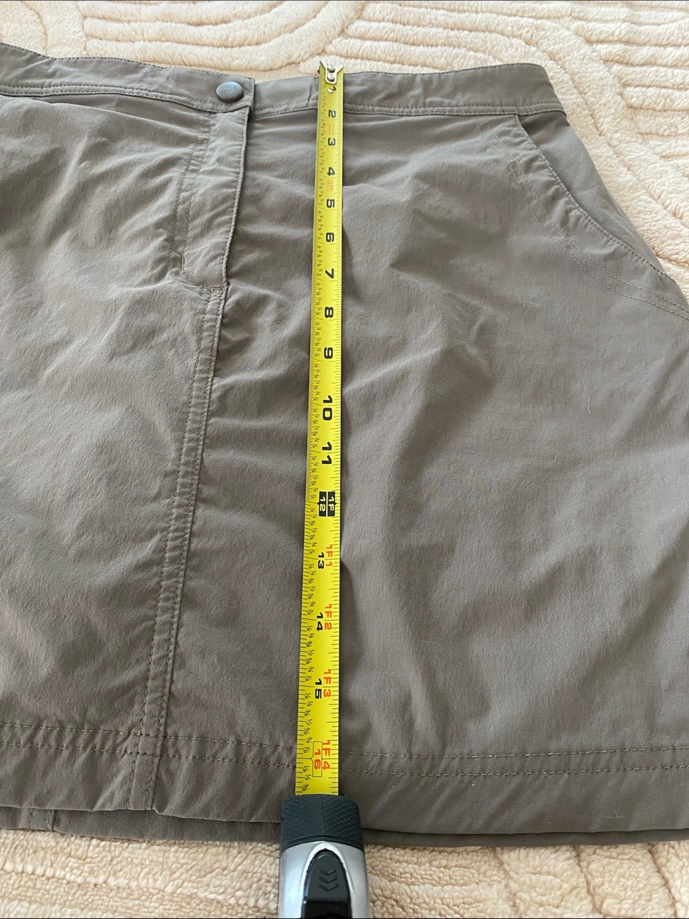 L.L. Bean bundle Olive Green Women's Skort with Zip Pocket and shorts size 10 - Picture 9 of 16